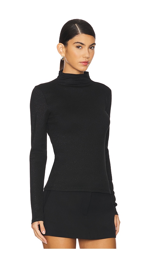 Shop Frame Turtleneck Top In Black