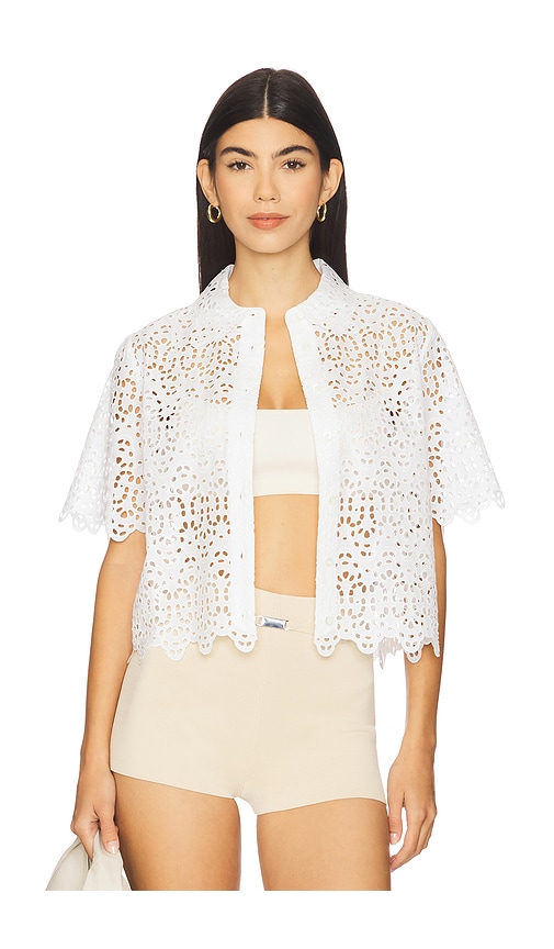 TOP À ŒILLETS DECO in . Size M, S, XL, XS - FRAME - Modalova