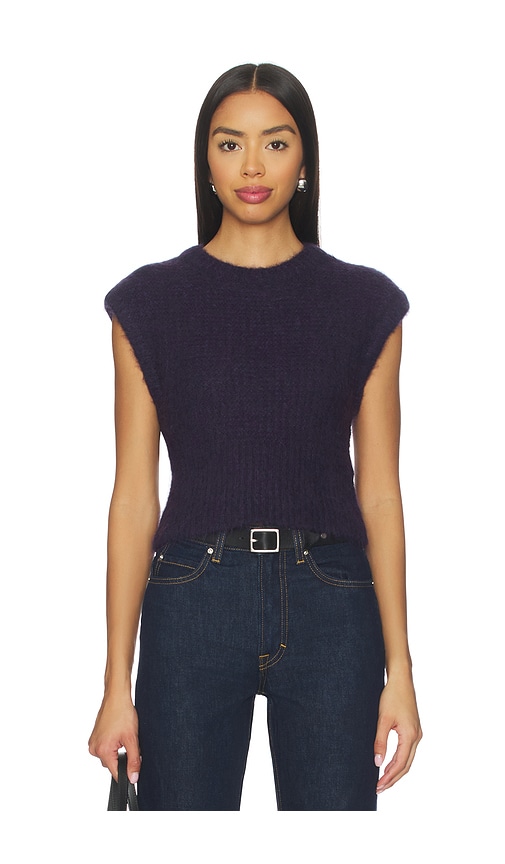 The Plush Vest in Purple. - size L (also in M, S, XS) - FRAME - Modalova