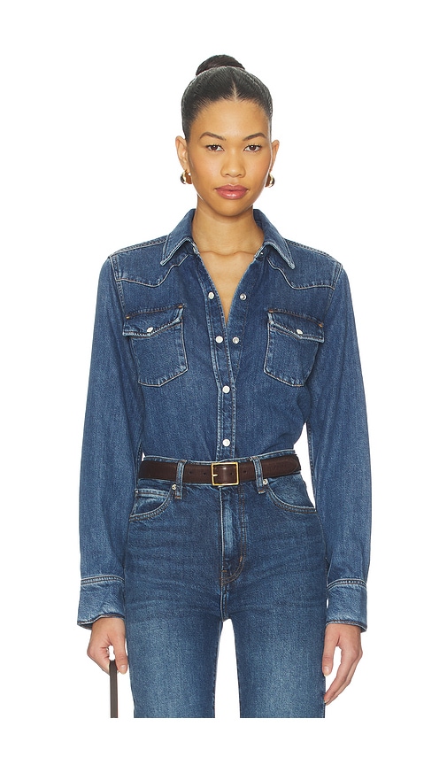 FRAME CHEMISE EN JEAN CLASSIC en Blue Taille XL Also en M 366 €