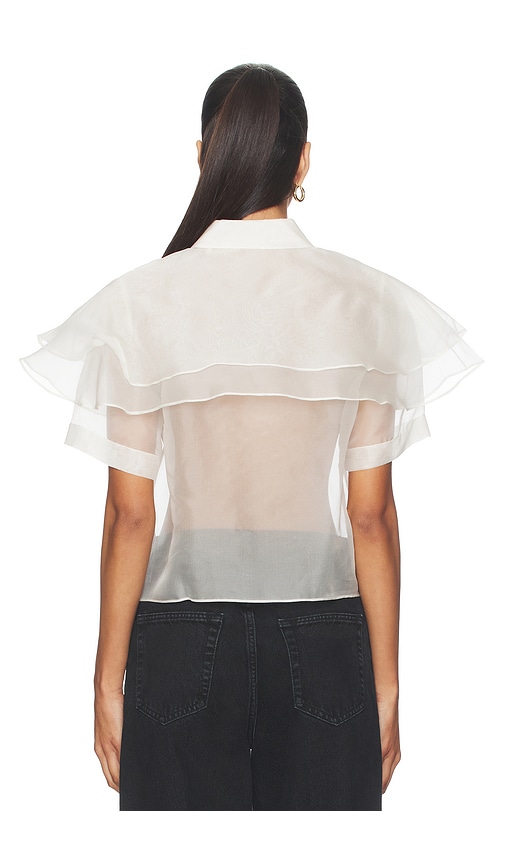  Frame Oberteil Mit Ethno-stickereien In Cream. Größe S. Also In M, Xl. 