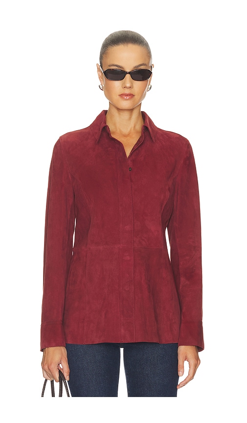FRAME CHEMISE THE SUEDE en Red Taille L Also en S M 1607 €
