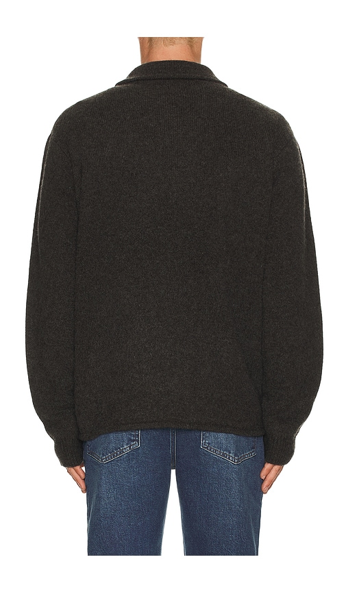 Frame Brushed Wool And Yak-blend Overshirt In Gray