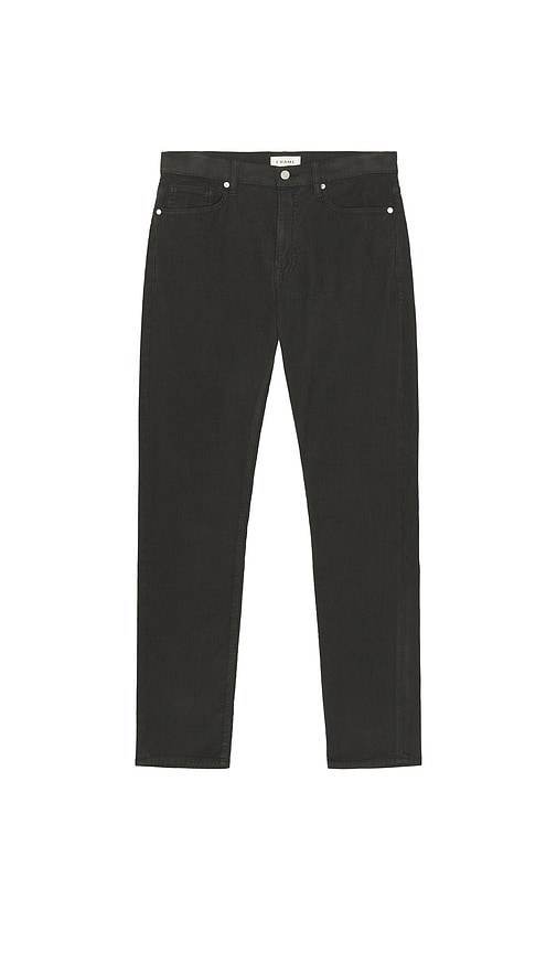 Frame L'homme Slim Corduroy Pant In Black