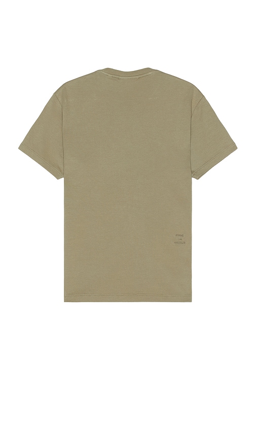 Shop Frame Duo Fold Tee In Dry Sage