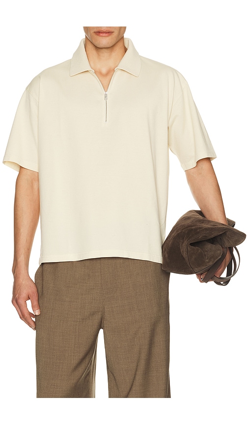 FRAME Zip Polo Shirt
