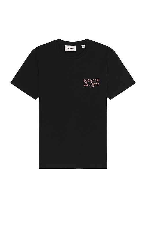 FRAME LA Logo Tee in Black