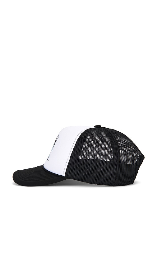  Funeral Apparel Shoot Your Shot Trucker Hat In Black. 