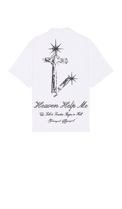 Shop Funeral Apparel Heaven Help Shirt In White