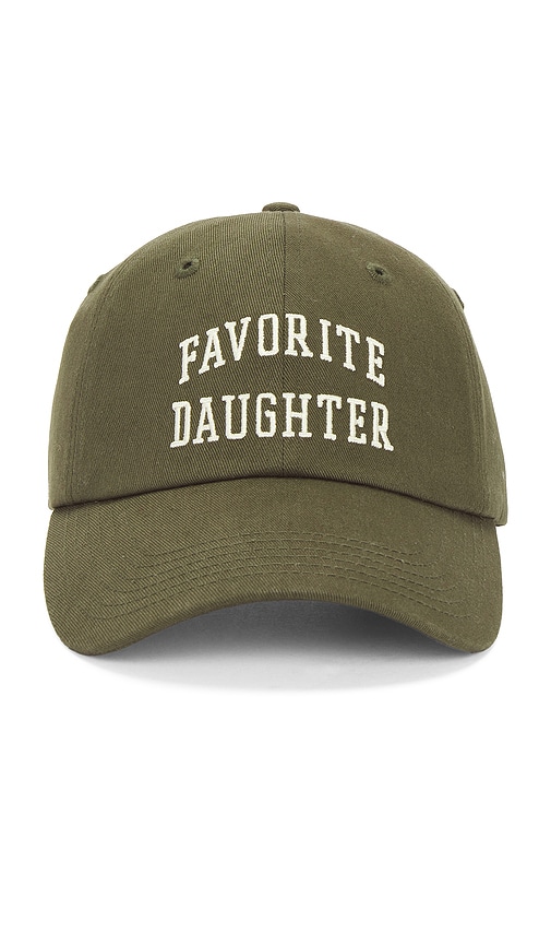 Favorite Daughter All Caps Logo Baseball Hat In Brown