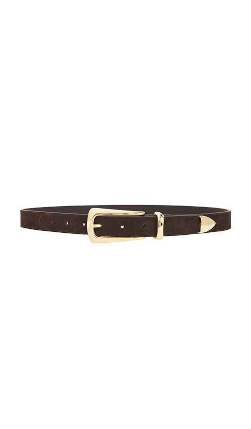 Favorite Daughter The Suede Statement Belt In Brown