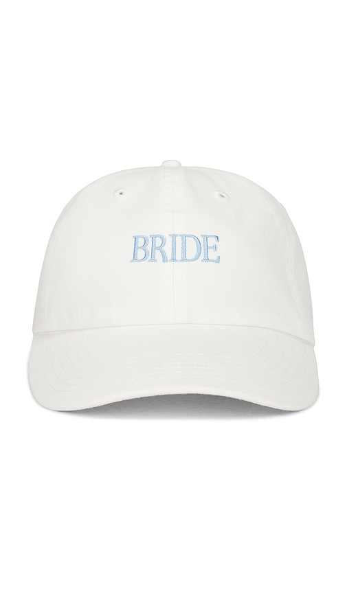 Bride Heart Baseball Cap in White.