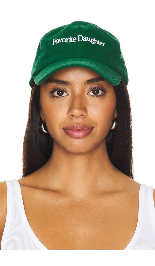 Favorite Daughter Classic Logo Baseball Hat in Green