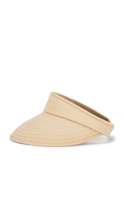  Favorite Daughter Visier Mit Besticktem Logo Visor With Embroidered Logo In Beige. 