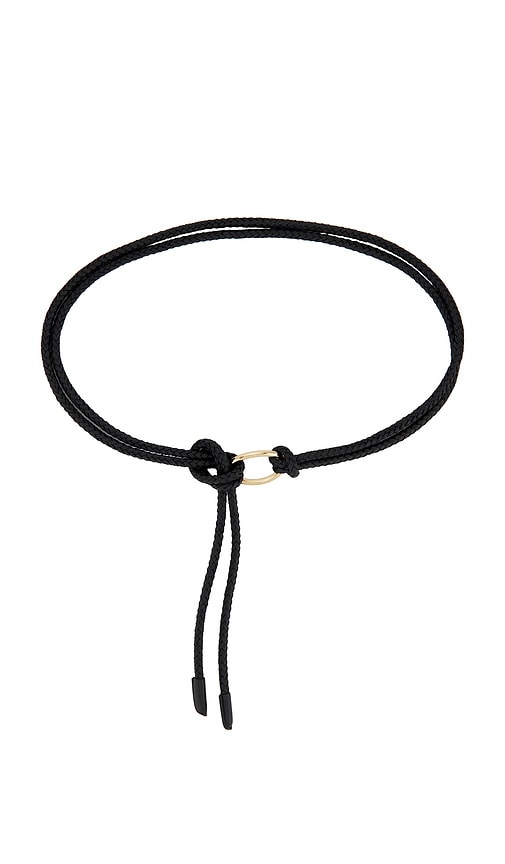 Favorite Daughter The Woven Knot Belt en Black Taille S Also en XS M L XL 106$