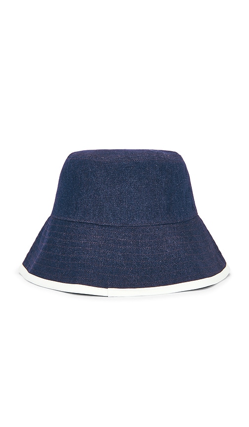  Favorite Daughter Bucket Hat Aus Canvas The Color Block Canvas In Blue. 