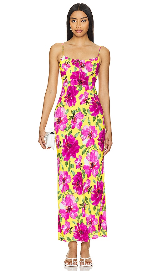Favorite Daughter The One That Got Away Dress In Bold Camellia