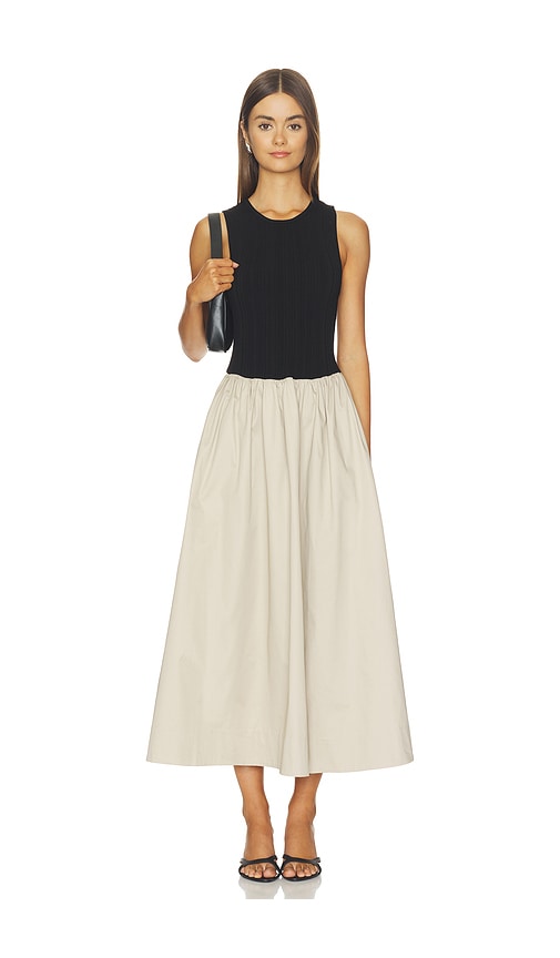 Favorite Daughter ROBE THE LENNON en Black,Beige. Taille XL. Also en XS, S, M, L.