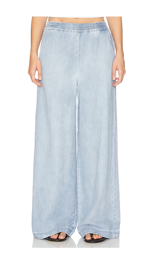 The Malibu Wide Leg Pants in Blue. - size XS (also in L, M, S, XL)