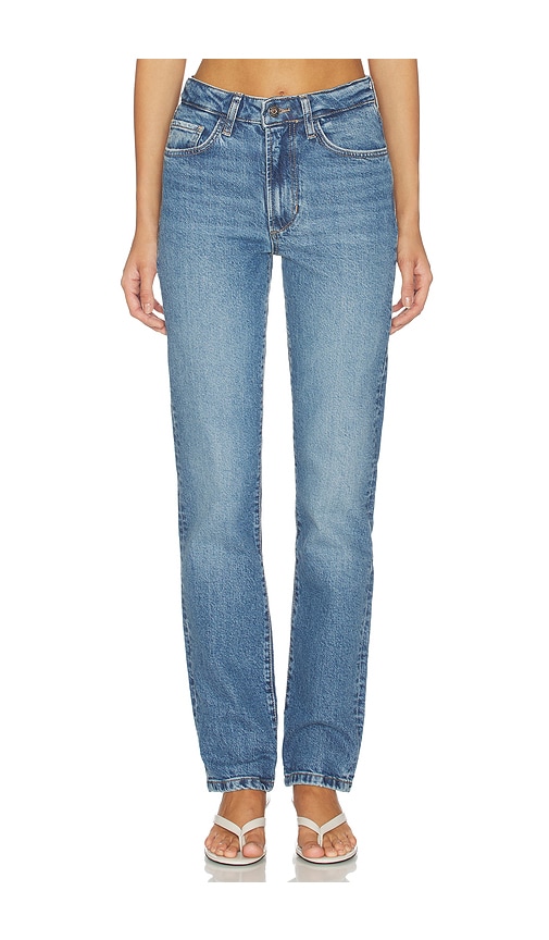 Favorite Daughter The Jen Mid Rise Slim Straight Jean | Thumbnail 3