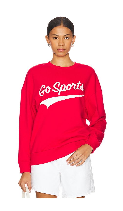 Favorite Daughter Go Sports Sweatshirt in Red