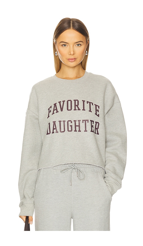 Favorite Daughter Cropped Collegiate Sweatshirt