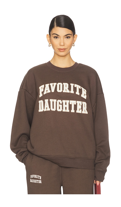 Favorite Daughter Collegiate Sweatshirt In Black