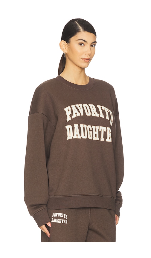 Favorite Daughter Collegiate Sweatshirt In Black