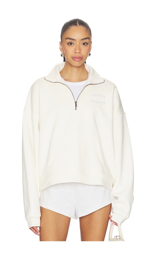 Favorite Daughter The Favorite Daughter Half Zip Sweater