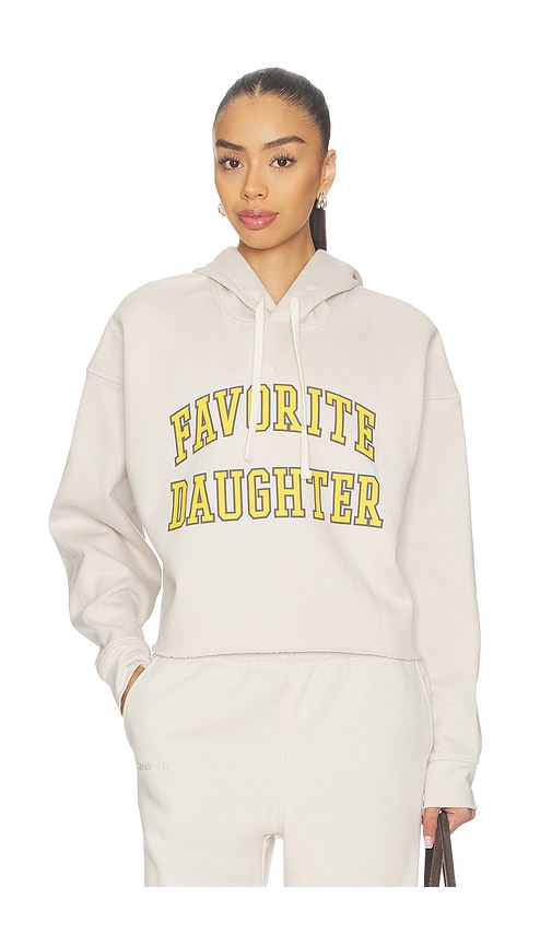 Favorite Daughter The Cropped Collegiate Hoodie