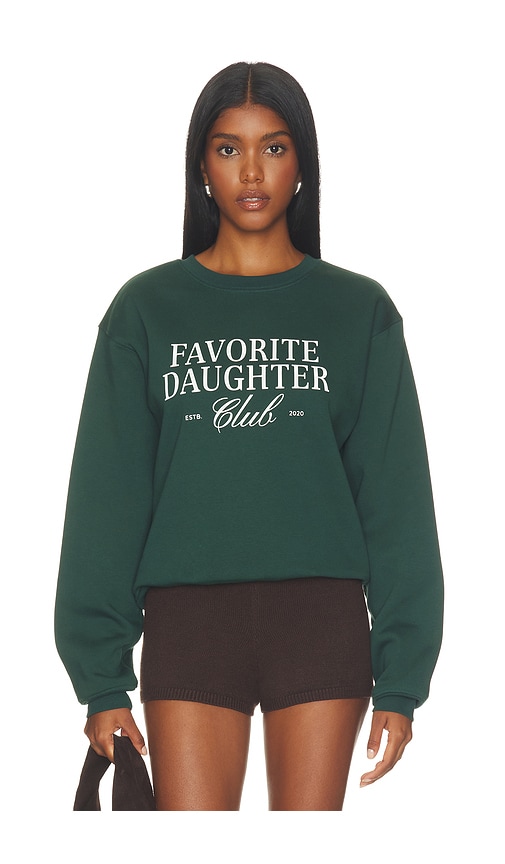 The Favorite Daughter Club Sweatshirt in Green