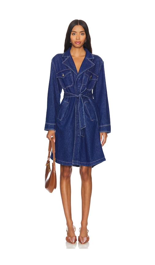 favorite daughter denim dress Favorite Daughter The Eyes on Me Denim Mini Dress