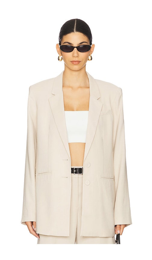The Alexis Blazer in Neutral. - size XL (also in L, M, S)