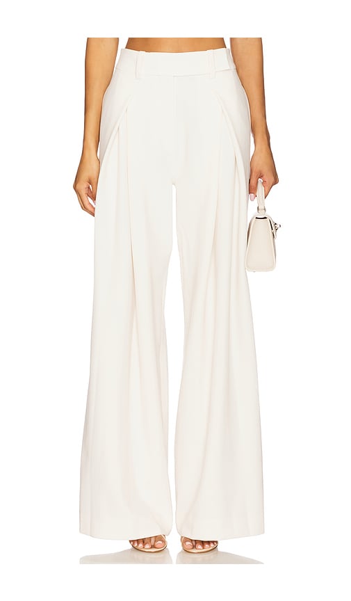 Pleats Please Pant in Ivory. - size 8 (also in 0, 10, 12, 4, 6)