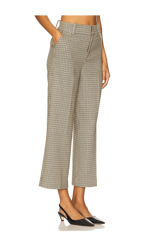 Favorite Daughter Cropped Houndstooth Fiona Trousers In Multi