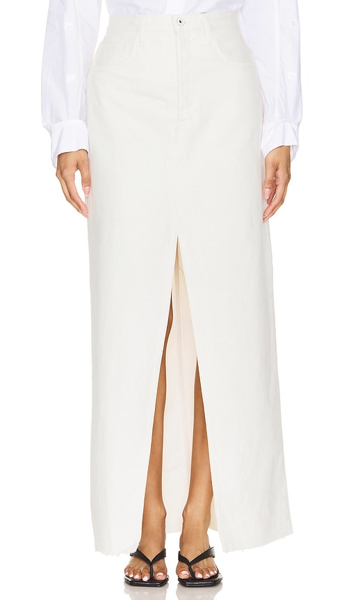 Shop Favorite Daughter The Sadie High Rise Maxi Skirt In Ivory