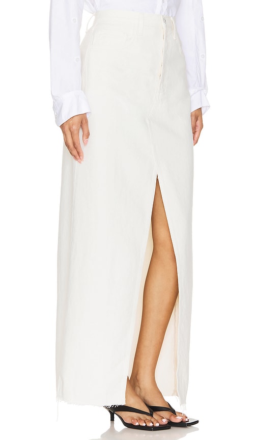 Shop Favorite Daughter The Sadie High Rise Maxi Skirt In Ivory