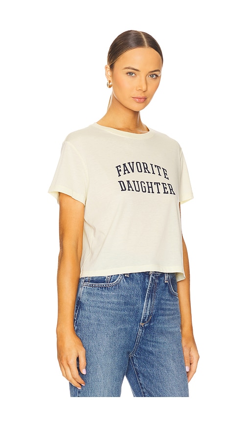FAVORITE DAUGHTER FAVORITE DAUGHTER CROPPED COLLEGIATE TEE