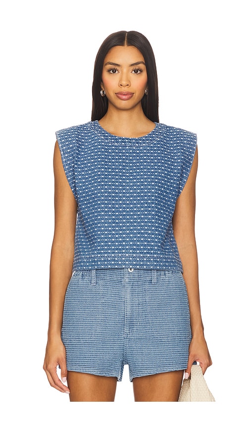The Arlo Top in Blue. - size XS (also in L, M, S, XL)