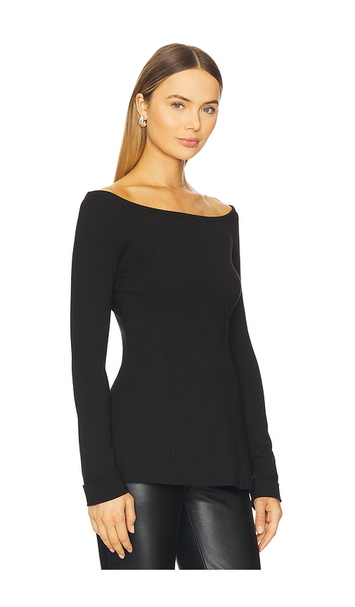 Favorite Daughter Cold Shoulder Top In Black