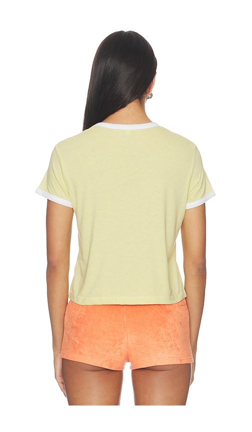 Favorite Daughter The Cropped Favorite Daughter Ringer Tee | Thumbnail 3
