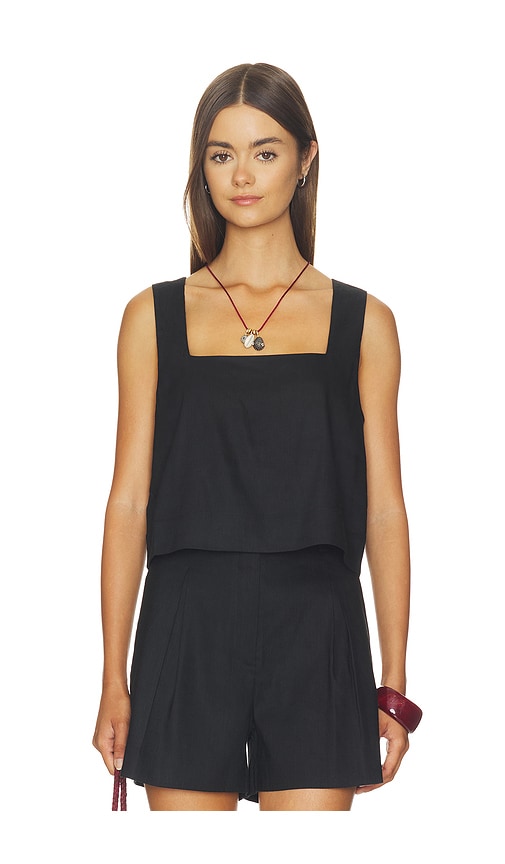 Favorite Daughter The Linen Abby Top en Black Taille M Also en XS S L XL 165 €