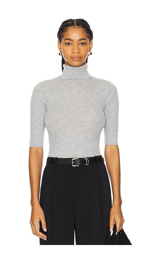 Favorite Daughter The Amelia Top in Melange Grey