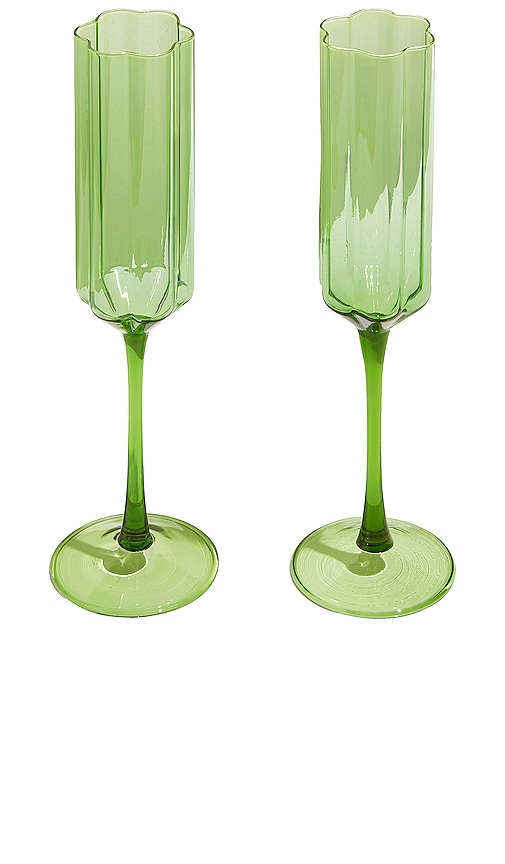 Wave Wine Glass, Set of 2