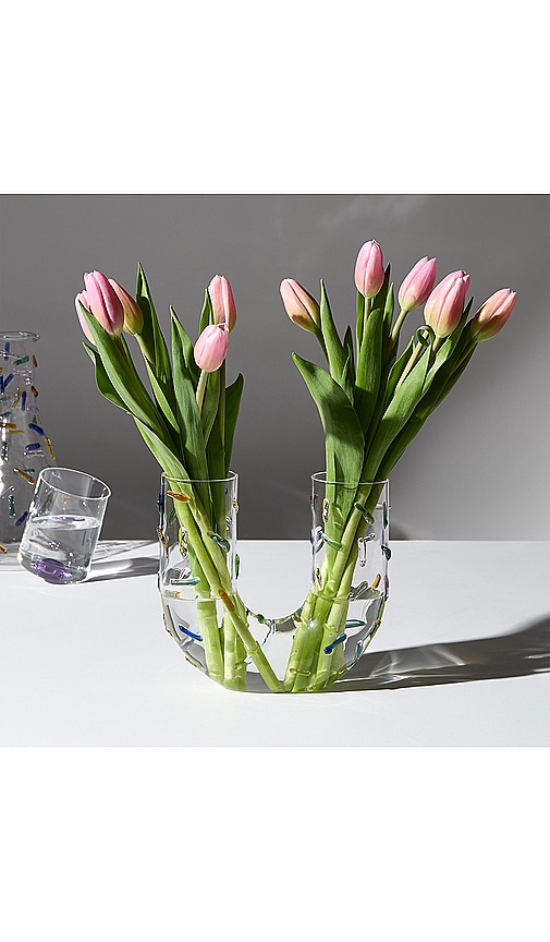  Fazeek Confetti Vase In Neutral. 