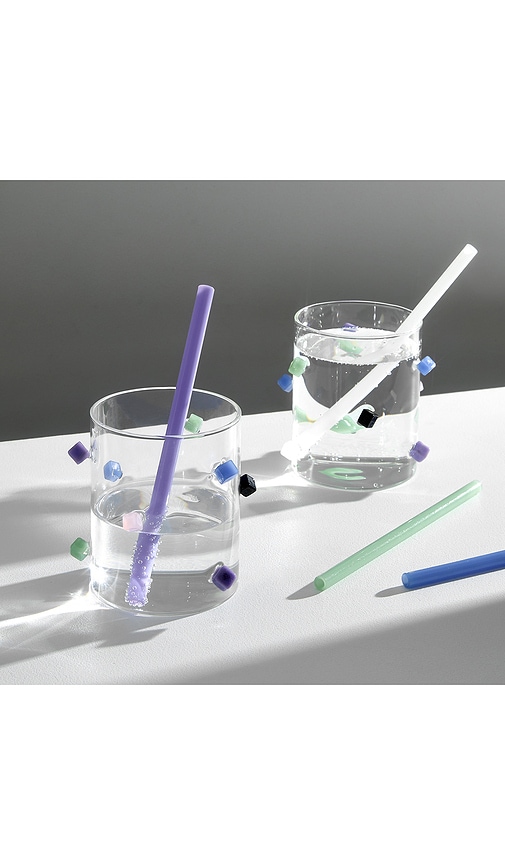  Fazeek Strohhalme 4 Pack Opaque Straws In Blue. 
