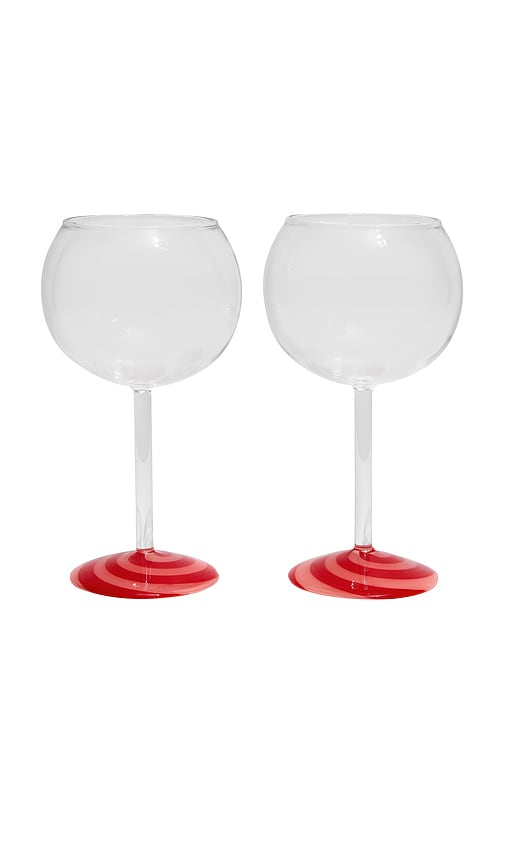 Fazeek Swirl Wine Glasses Set Of 2