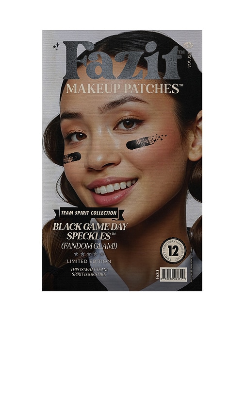 Game Day Speckles in Black