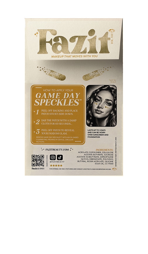Fazit Beauty Game Day Speckles In Gold