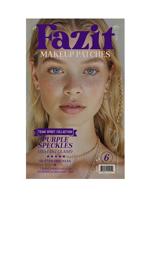 Fazit Beauty Speckles in Purple.
